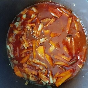 ほったらかし調理★鶏肉のトマト煮込み